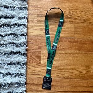 NFL Philadelphia Eagles Green and Black Lanyard